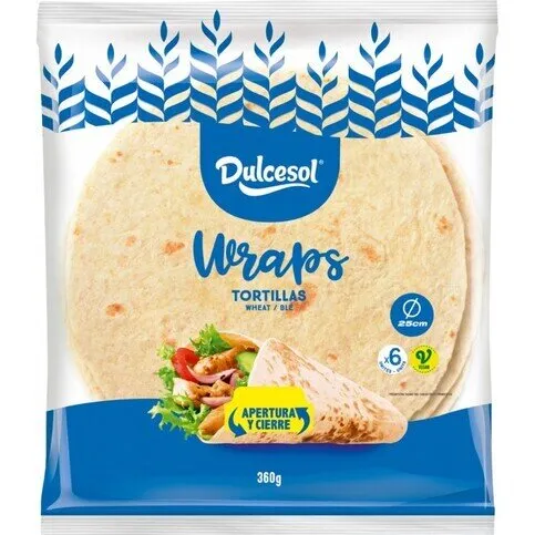 Dulcesol Plain Tortilla 360g