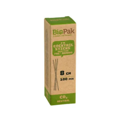 Duni Bamboo Cocktail Sticks 100 Pack