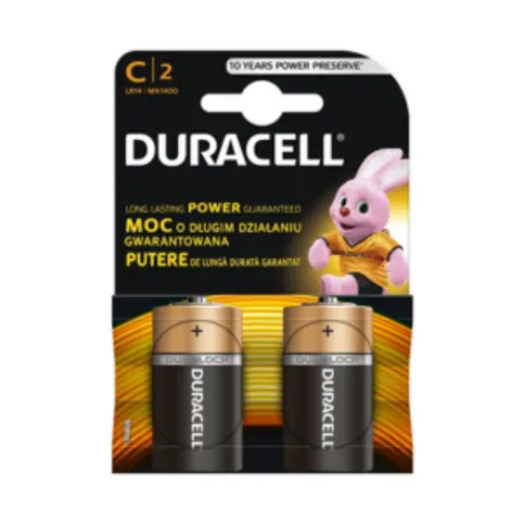 Duracell C2 Basic Alkaline LR14 2 Pack