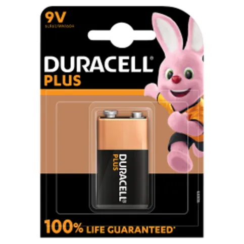 Duracell Plus 100 9V 1 Pack
