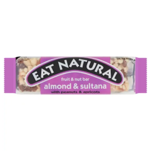 Eat Natural Fruit & Nut Bar Almond & Sultana with Peanuts & Apricots 50g