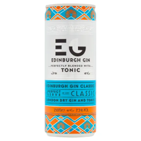 EDINBURGH GIN London Dry Gin and Tonic 250ml