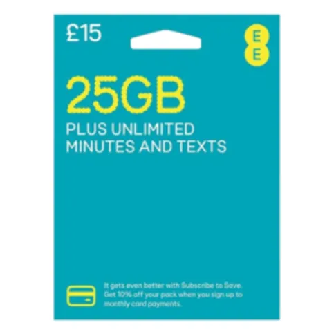 EE Pay As You Go Sim