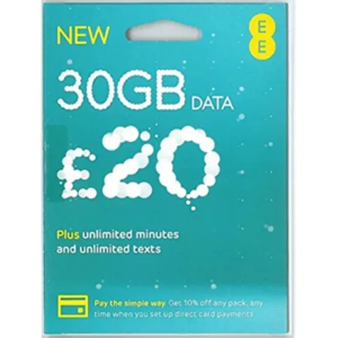 EE 30GB Data