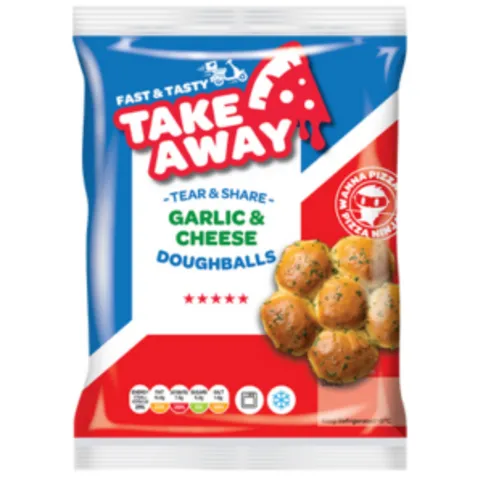 Fast & Tasty  Takeaway Tear & Share Garlic & Cheese Doughballs 185g