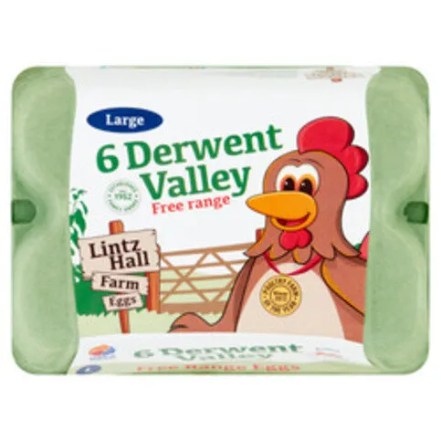 Derwent Valley Free Range Eggs 6 Pack