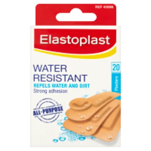 ELASTOPLAST WATER RESISTANT PLASTERS 20PK