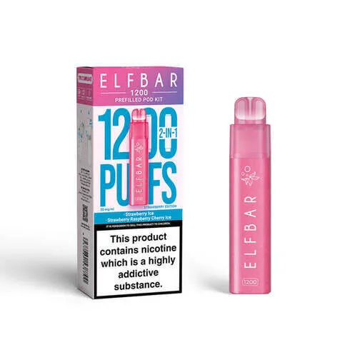 Elfbar 1200 2-in-1Strawberry Rasp Cherry