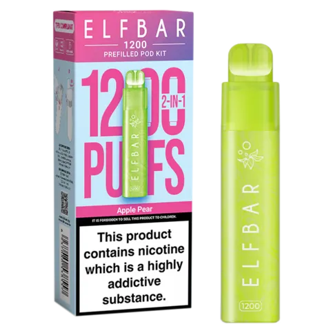 Elf Bar Apple Pear 1200 Puffs Prefilled pod kit