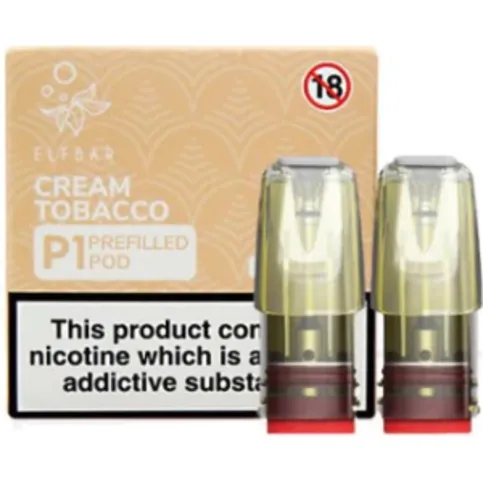 Elf Bar P1 Prefilled Pod Cream Tobacco