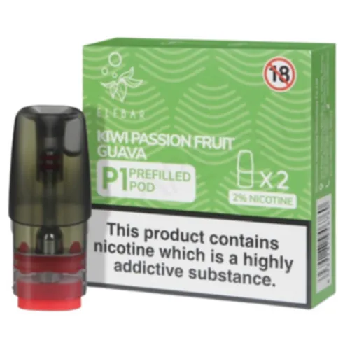 Elf Bar P1 Prefilled Pods - Kiwi Passionfruit Guava 2 Pack