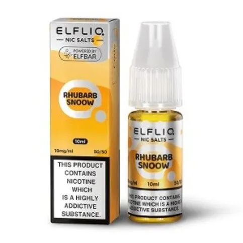 Elfliq Nic Salts 10ml  Rhubarb Snoow
