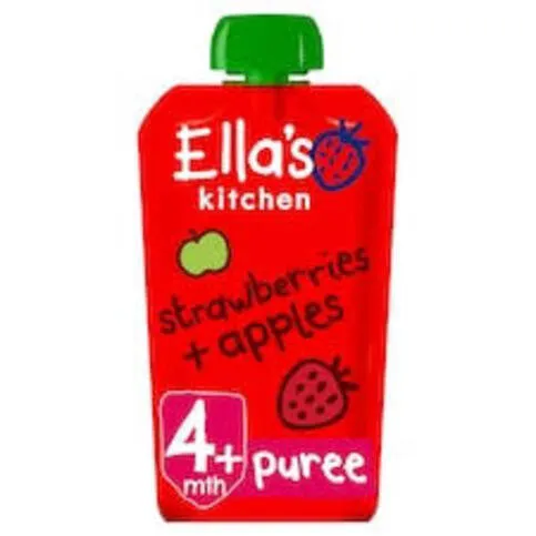 Ellas strawberries and apple 120g