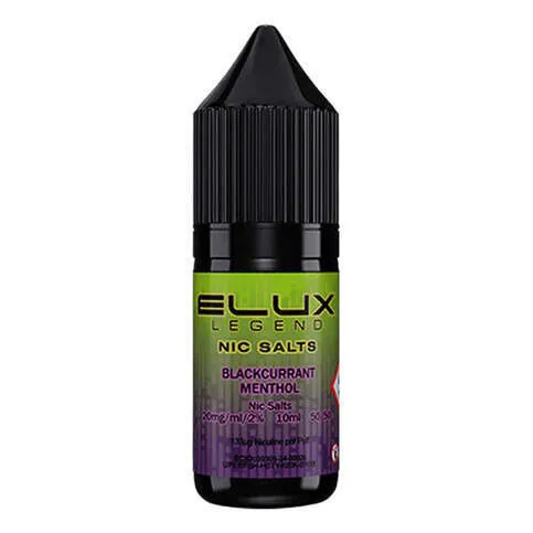 Elux Nic Salts Blackcurrant Menthol 10ml