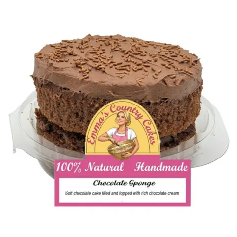 Emma's Country Cakes Handmade Chocolate Sponge 240g