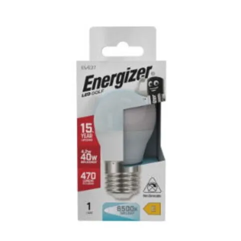 ENERGIZER LED GOLD 470LM OPAL E27 DAYLIGHT BOXED ES/E27