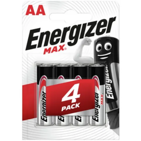 Energizer Max Alkaline AA 4 Pack