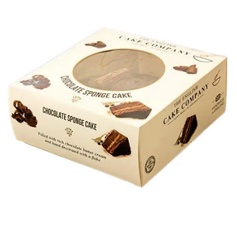 English Cake Company Chocolate Sponge Round Cake 400g