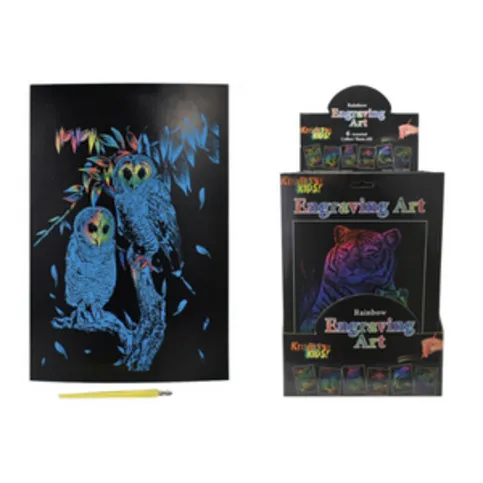 Rainbow Engraving Art Each