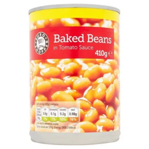 Euro Shopper Baked Beans In Tomato Sauce 410g