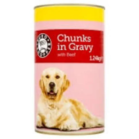 ES Dog Food Beef Chunks In Gravy
