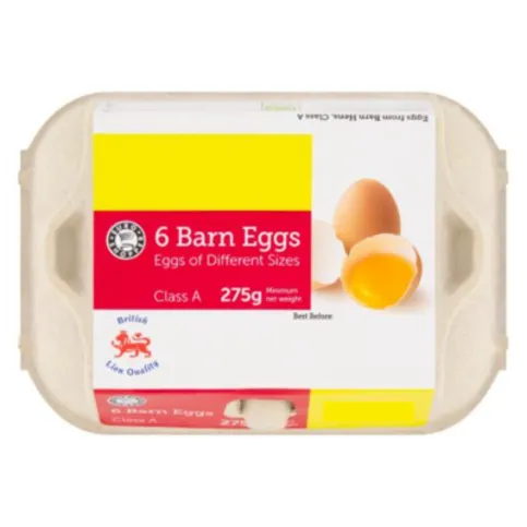 Euro Shopper Barn Eggs 6 Pack