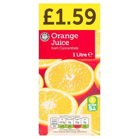 ES Orange Juice Drink 1L