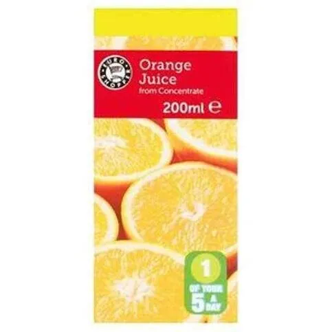 Euro Shopper Orange  Juice 200ml
