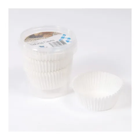 Essential Housewares Cake Cases White Pack Of 75