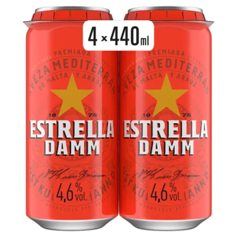 Estrella Damm 4 x 440ml
