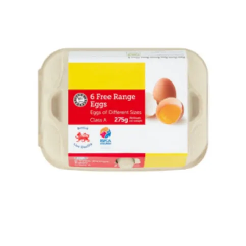 Euro Shopper 6 Free Range Eggs 275g