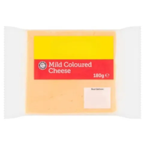 Euro Shopper Mild Coloured Cheese 180g