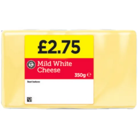 Euro Shopper Mild White Cheese 350g