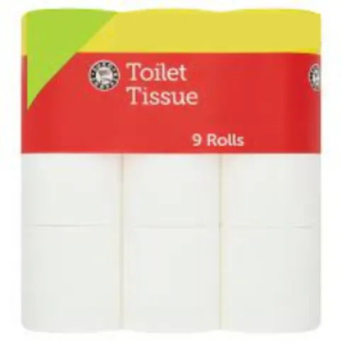 Euro Shopper Toilet Tissue 9 Rolls