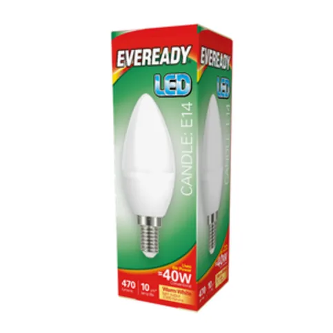 Eveready Candle Bulb Warm White Ses 5.2w