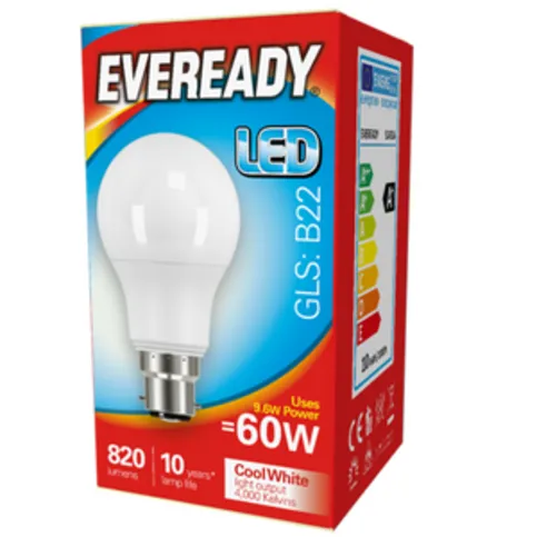 Eveready Led Bulb Cool White Bc 4.9w