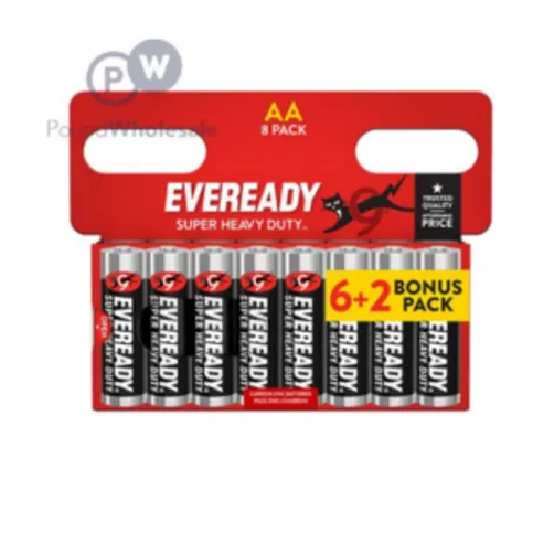 Eveready AA Zinc 8 Pack