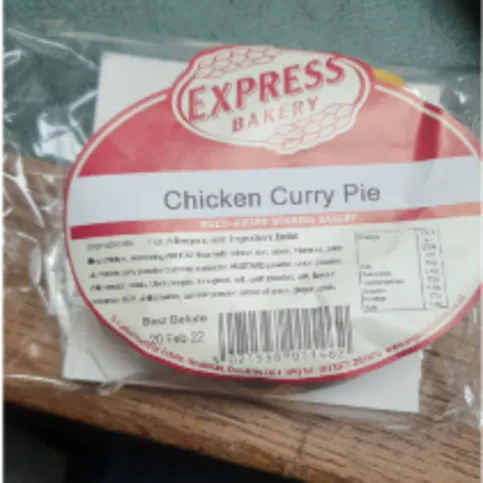 Express Bakery - Chicken Curry Pie