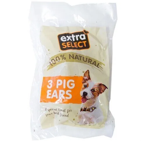 Extra Select 3 Pig Ears Dog Food
