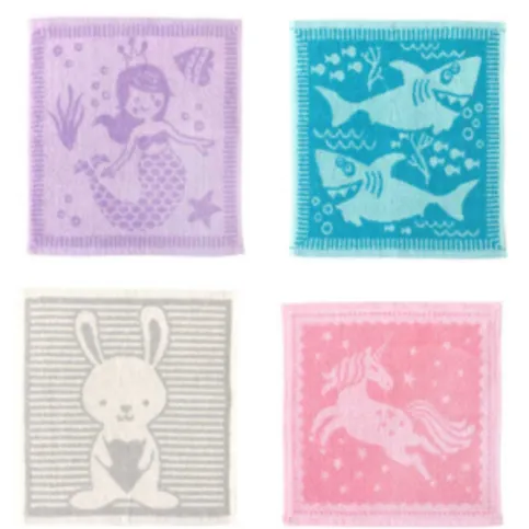 FACE CLOTHS KIDS J ASST EACH