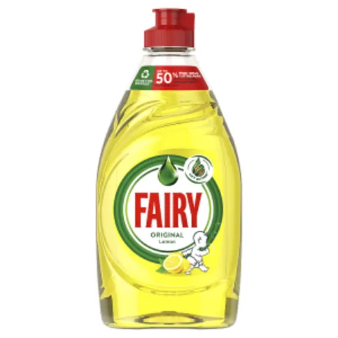 Fairy Lemon Washing Up Liquid with LiftAction 383ml