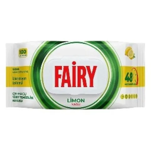 Fairy Wipes 48Pk - Limon 