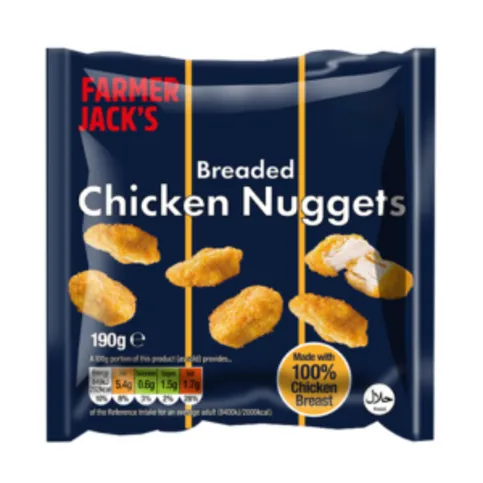Farmer Jack's Breaded Chicken Nuggets 190g