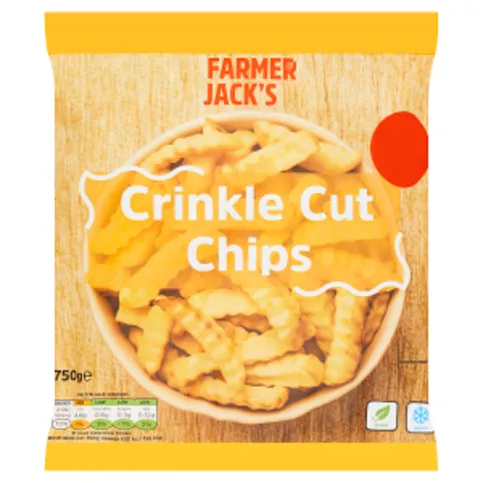 Farmer Jack's Crinkle Cut Chips 750g