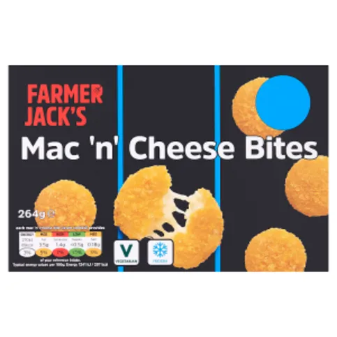 Farmer Jack's Mac ‘n' Cheese Bites 264g