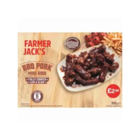 Farmers Jack BBQ Rib 350g