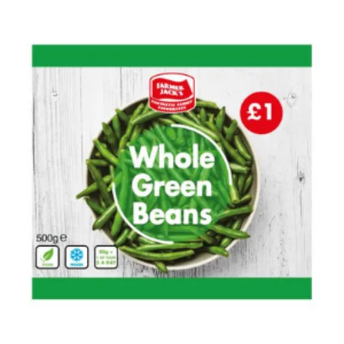Farm Jack Sliced Green Beans 500g