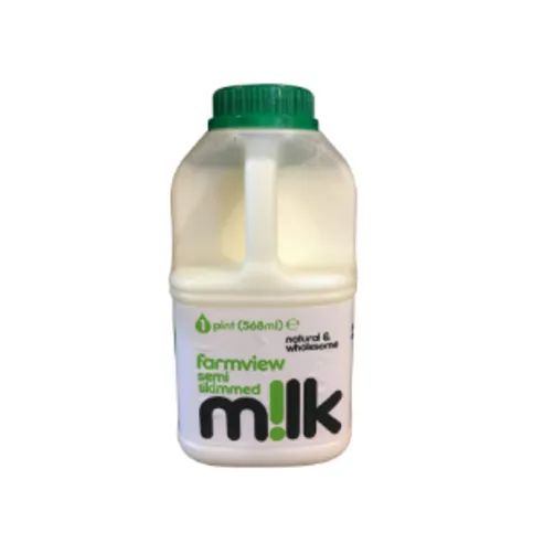 Farmview Semi Skimmed Milk 1 Pint
