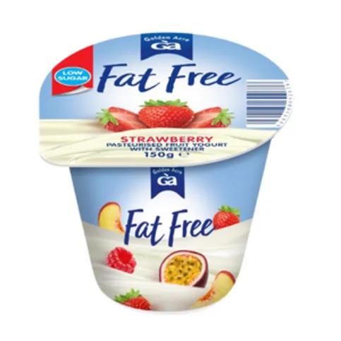Golden Acre Fat Free Strawberry Yoghurt 150g