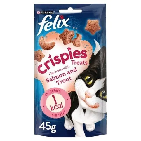 FELIX CRISPIES SALMON & TROUT 45G